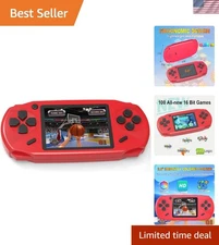 16-Bit Handheld Gaming Console for Kids & Adults - Perfect Gift, Durable Design