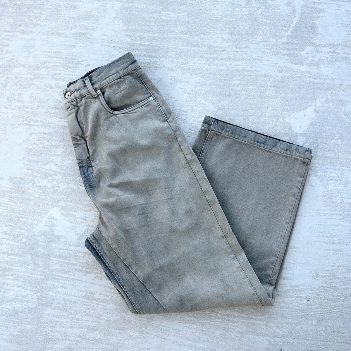 Las mejores ofertas en Vaqueros de tamaño regular Rick Owens azul 