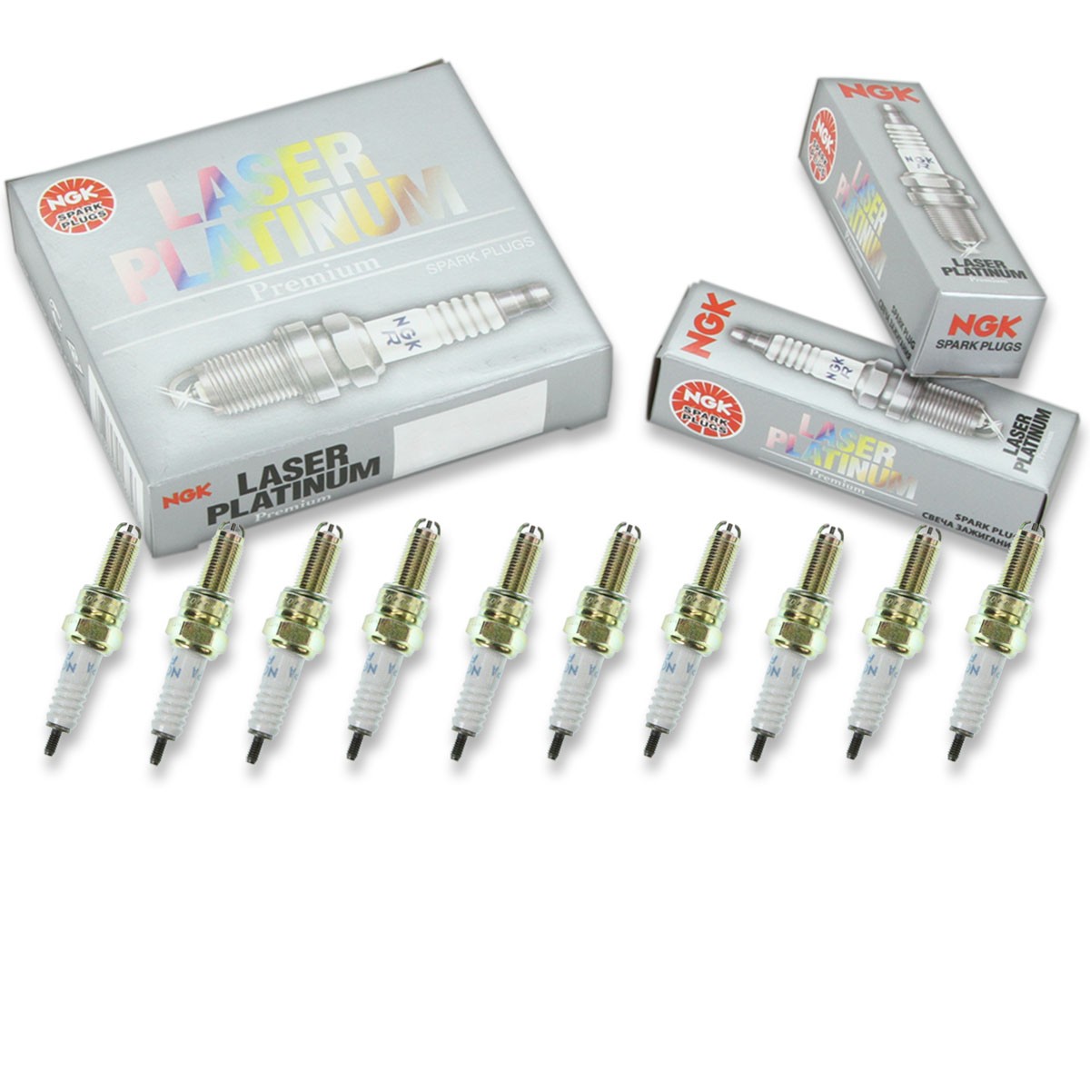 10 pc NGK 2215 BKR6EP-8 Laser Platinum Spark Plugs for SVK20RZ8 PK20TT fd