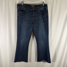 Lucky Brand Sweet N Flare Jeans Women's 12 31 Dark Wash Denim Cotton Blend