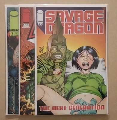 Image Comics Savage Dragon #3, #57, #213 Konvolut