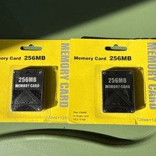 2 X 256MB Memory Card for the Playstation 2