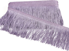 Chainette Fringe Trim 5 Yard x 4 Inches Fabric Trims Tassel Sewing for DIY Decor