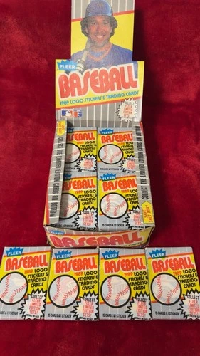 1989 Fleer Baseball Wax Pack Lot of 4 Sealed Griffey Jr. RC Billy Ripken FF RC ?