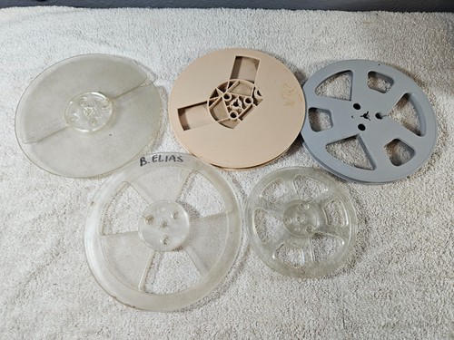 Reel-To-Reel Tape- Take up reel lot of five. Unboxed. Free Shipping.