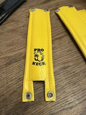 1 Vintage NOS Old School BMX  Yellow Single  Gooseneck Pad  Pro  Neck