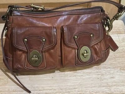 Vintage Coach Legacy 65th Anniversary Double Turn Lock Shoulder