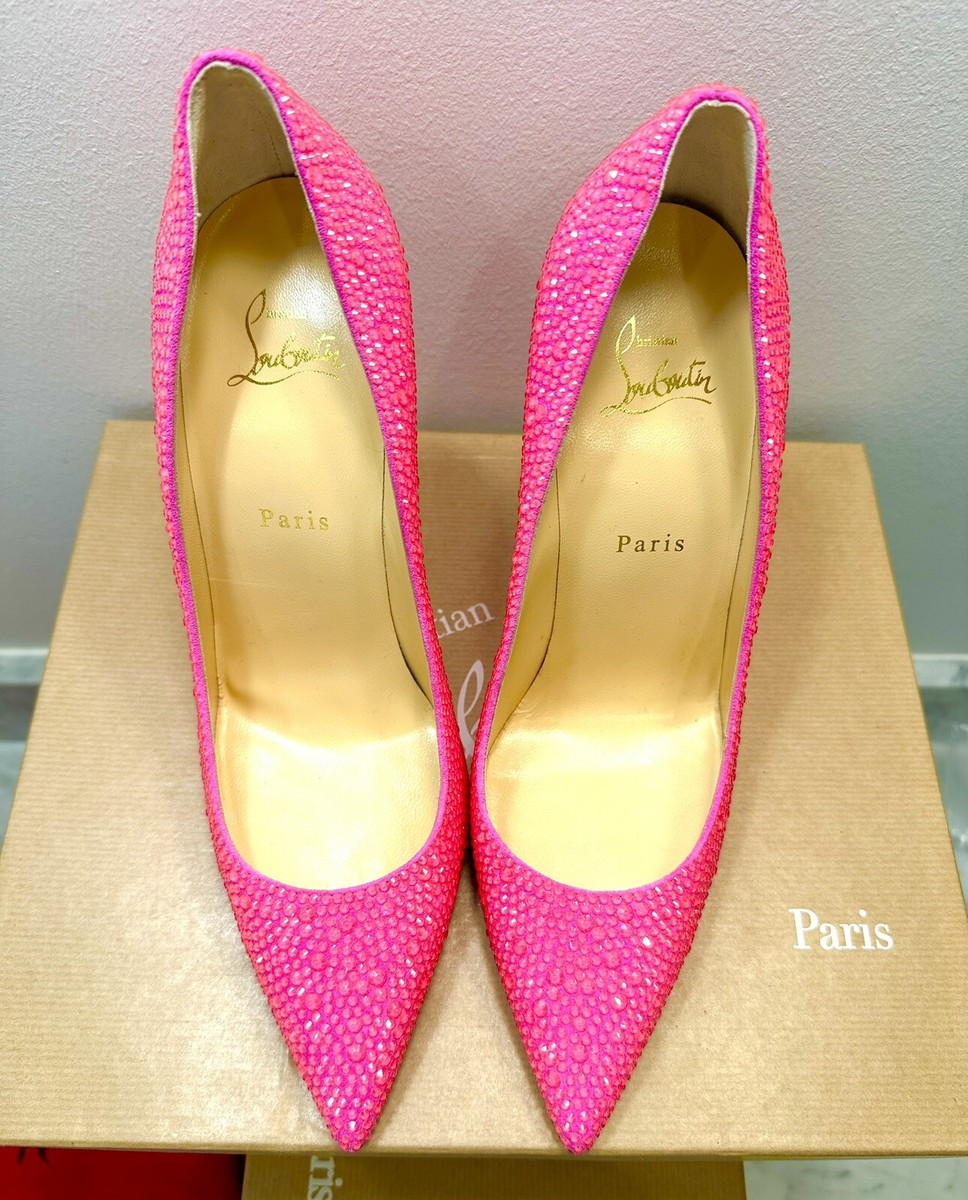 NIB Christian Louboutin Kate Strass Embellished Pumps 40 10 NIB Christian Louboutin Kate Strass Embellished Pumps 40 10