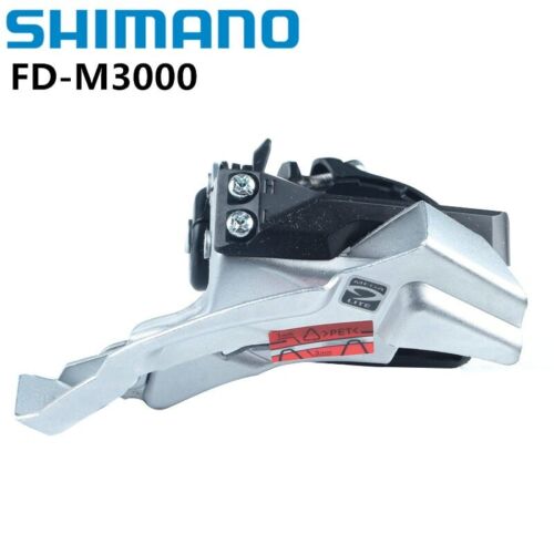 Shimano Acera FD-M3000 3x9 Speed MTB Bike Front Derailleur Dual Pull 31.8/34.9mm - Picture 1 of 5