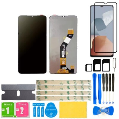 For ZTE Blade A34 A54 LCD Display Touch Screen Digitizer Replacement + Frame
