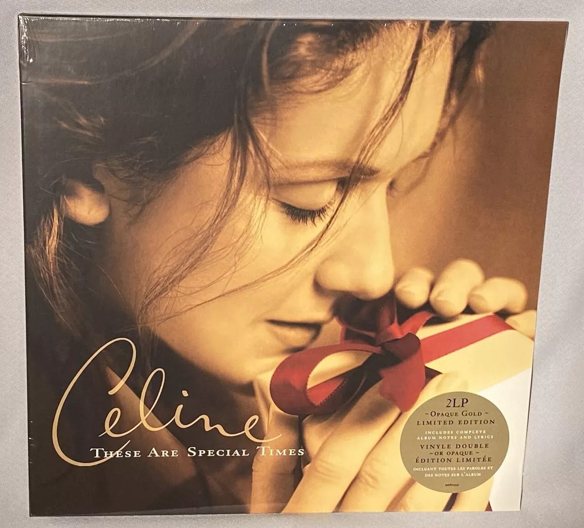 LP CELINE DION These Are Special Times (2LPs GOLD Vinyl, 2022) NEW MINT  SEALED