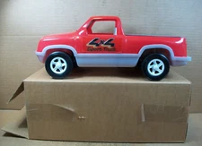 American Plastic Toy, Inc ~ Red 4x4 Sport Truck ~ Promotional Item ~ 16" Long