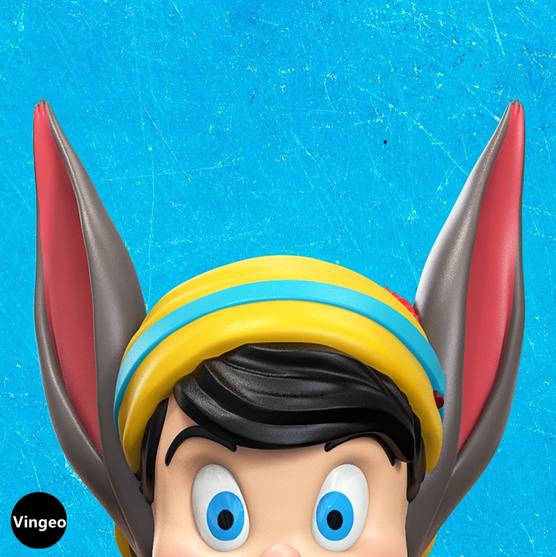 Mighty Jaxx A WOOD AWAKENING Pinocchio Limited Collectible Vinyl