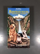 Homeward Bound: The Incredible Journey VHS 1993 Walt Disney Classic