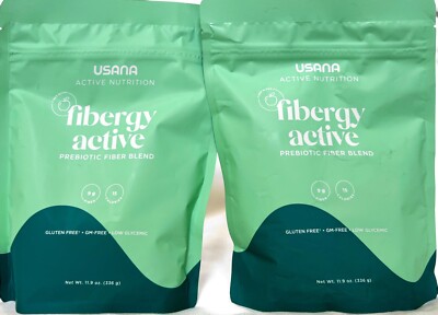 New ! USANA Fibergy Active  Prebiotic Blend  2 packs (06/2026 or later)