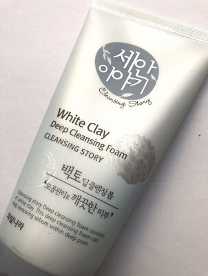 [Cleansing Story] White Clay Deep Cleansing Foam 5.19 Oz/150ML New Sealed