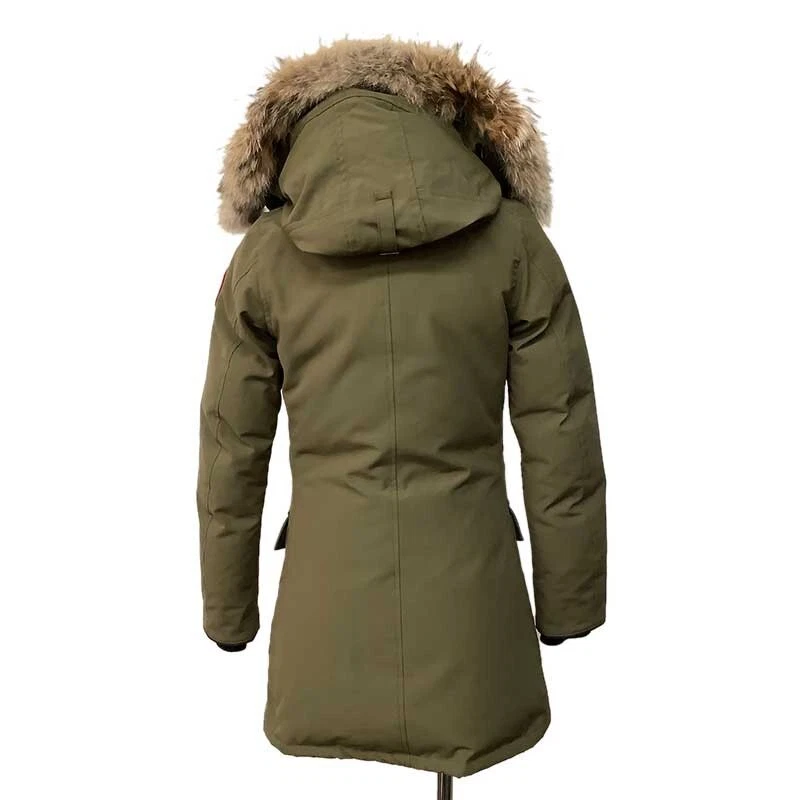 PARKA CANADA GOOSE BRONTE piumino 2603JL verde militare kaki poliestere