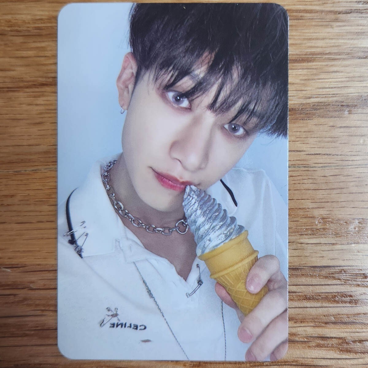 Bang Chan Official Photocard Stray Kids Rock Star Headliner