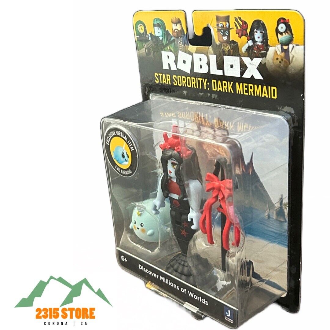 Roblox Celebrity Collection Star Sorority: Dark Mermaid Figure + Two  Mystery Figure Bundle (Includes 3 Exclusive Virtual Items) 