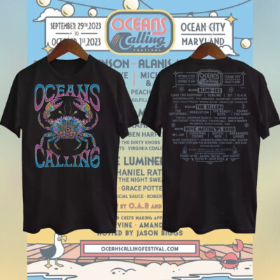 Oceans Calling Festival Sep 27 29, 2024 Ocean City T-Shirt Gift Full Size S-4XL