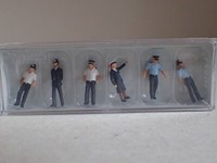 Preiser Polizisten England Polizei Politesse 10371 H0 1:87 Ovp 6 Fig