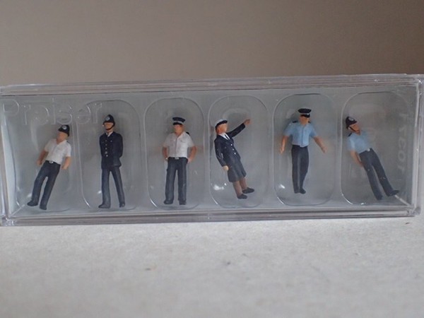 Preiser Polizisten England Polizei Politesse 10371 H0 1:87 Ovp 6 Fig-image