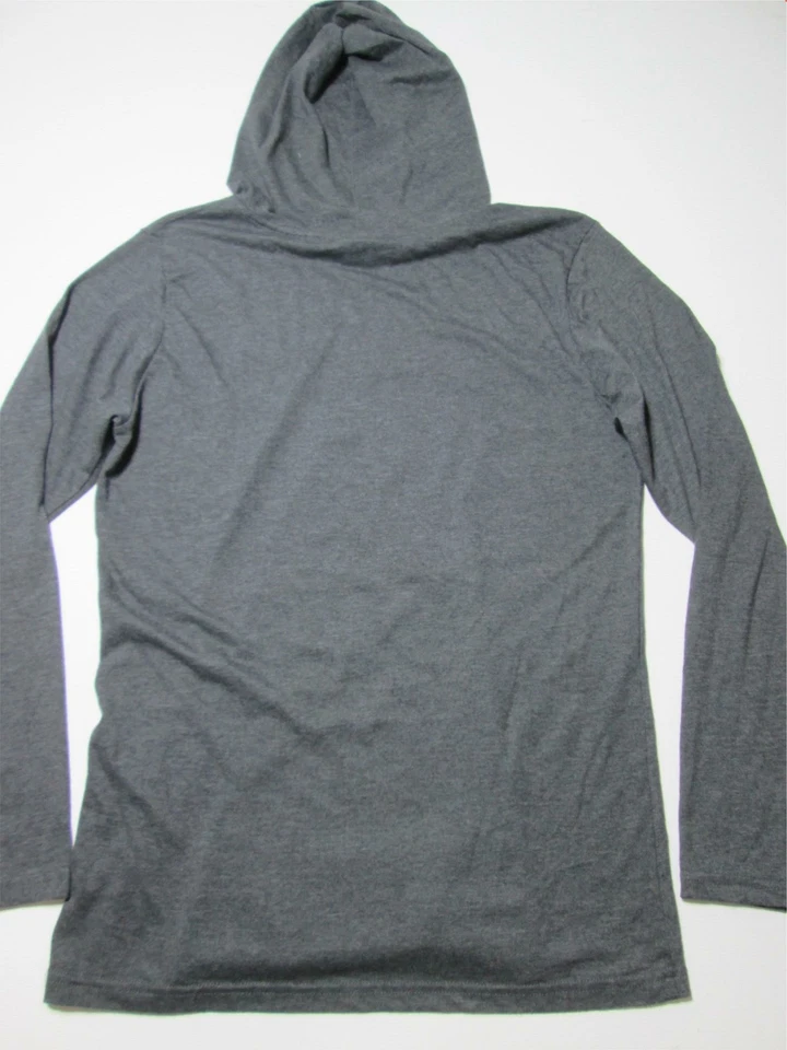 Sudadera con capucha Anvil para mujer talla M gris corbata ligera manga larga pulóver ropa deportiva Foto 2 de 4