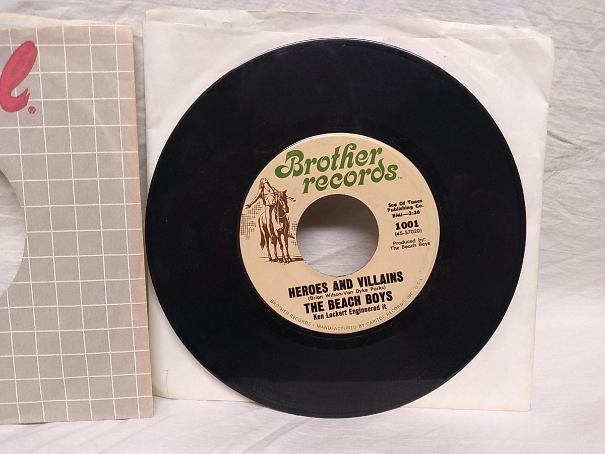 Beach Boys Heroes & Villains / Your Welcome 45 RPM Brother Record