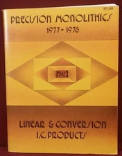 1977-78 Precision Monolithics PMI Linear & Conversion IC Products w/Price List