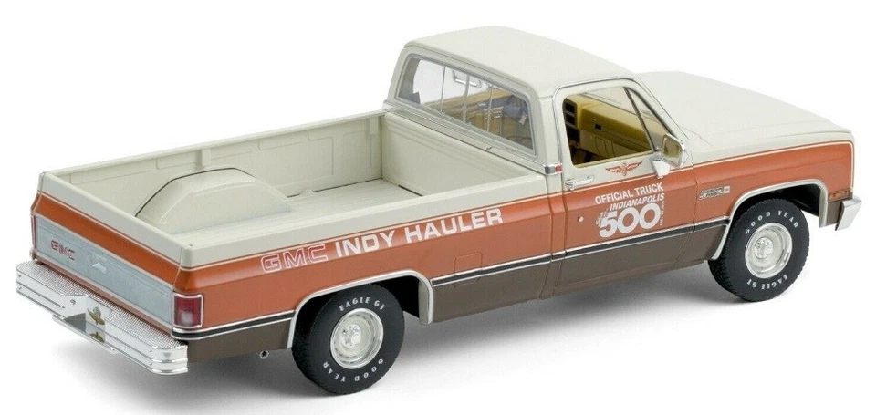 GREENLIGHT - GMC Sierra Grande Classic 1500 Pickup 1983 Indy Hauler Marrone e... - Immagine 2 di 4