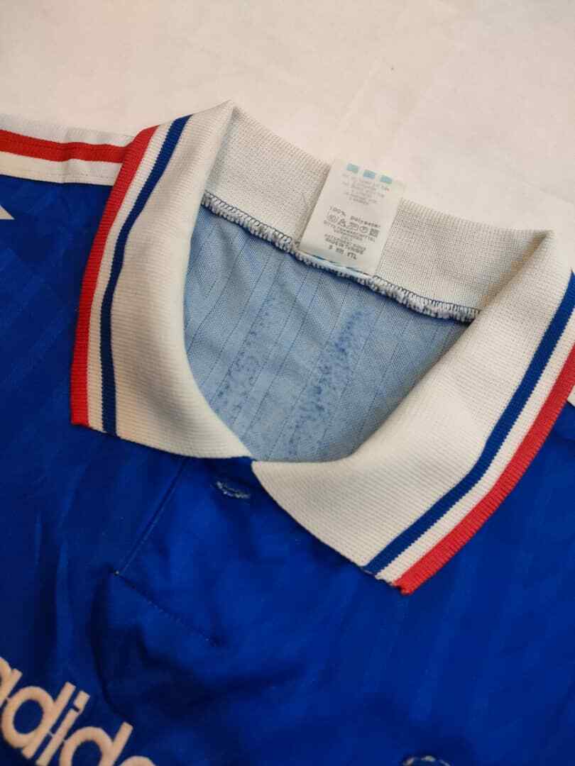 当時モノ ユニフォーム アディダス／フランス 94 サッカー パパン カントナ 当時モノ ユニフォーム アディダス／フランス 94 サッカー