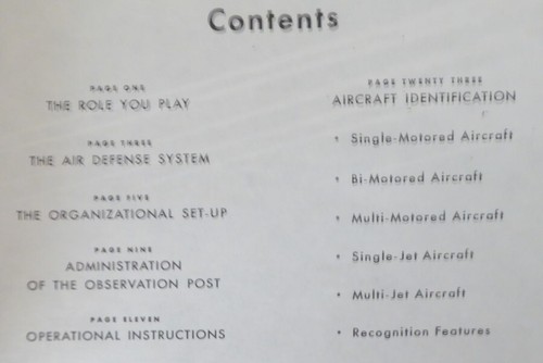 1951 Ground Observer's Guide AF Manual 50 - 12 Department of the Air Force - Picture 3 of 5