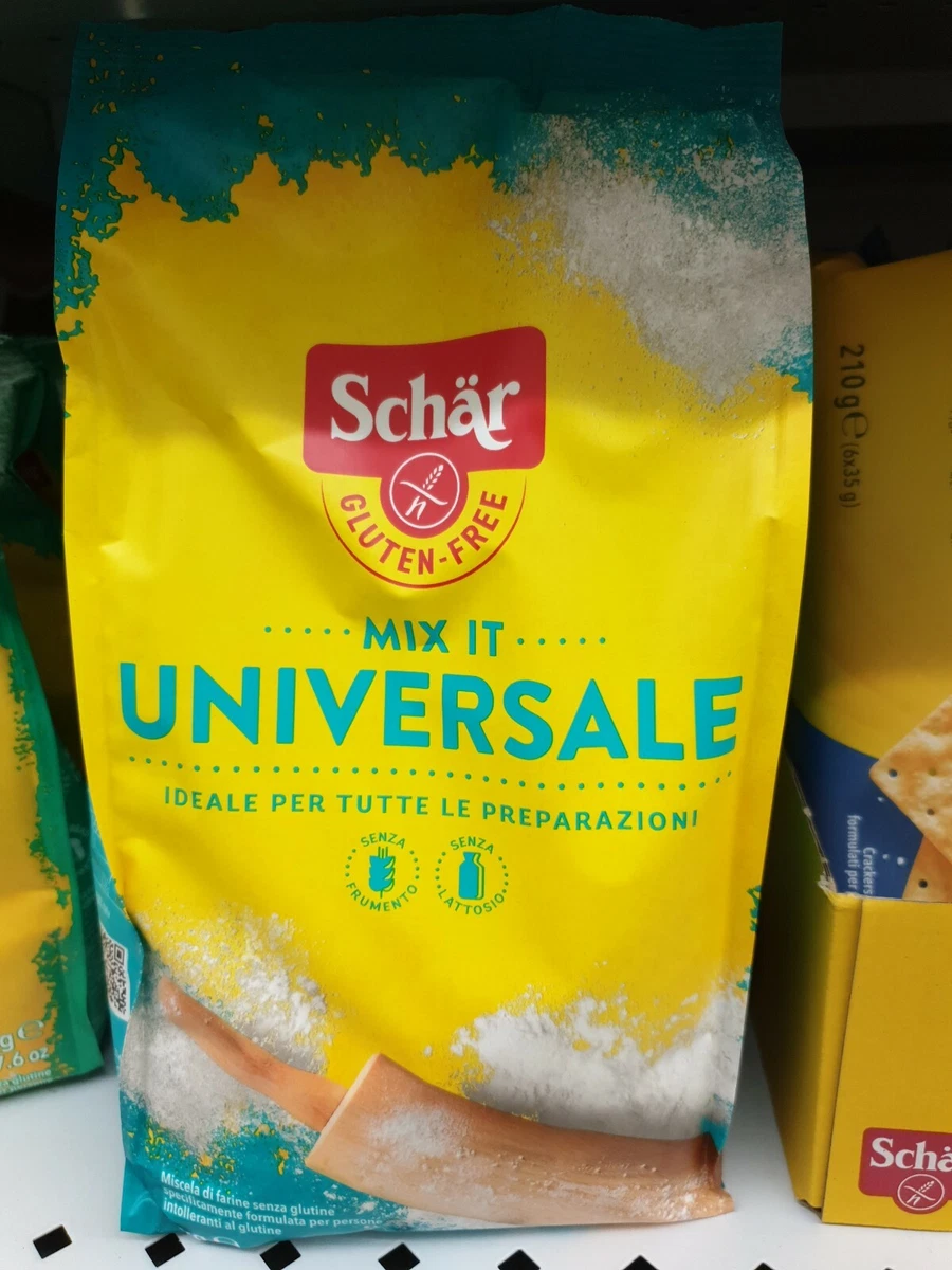 5 pacchi di SCHAR GLUTEN FREE FARINA MIXIT da 1 kg Senza Glutine