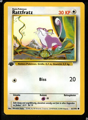 first edition german pokemon cards German Pokémon Base Set / 1st Edition - All