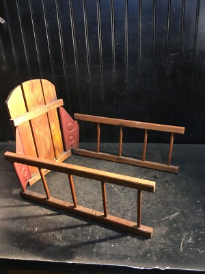 Vintage Childs Snow Sled Booster Seat Early 1900s American Flyer Sled
