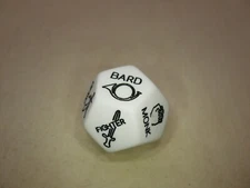 19mm 3rd Edition Class D12 Custom Engraved RPG Gaming Die Roleplay Tabletop Dice