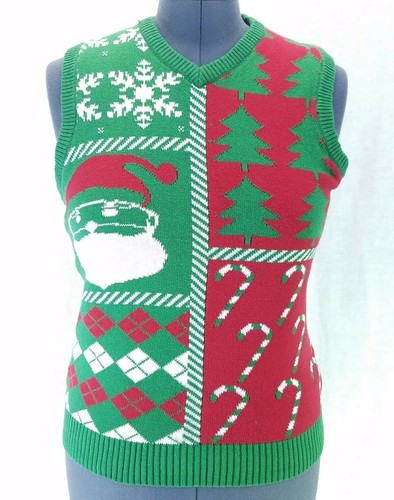 Ugly Christmas Sweater Vest Womens S 