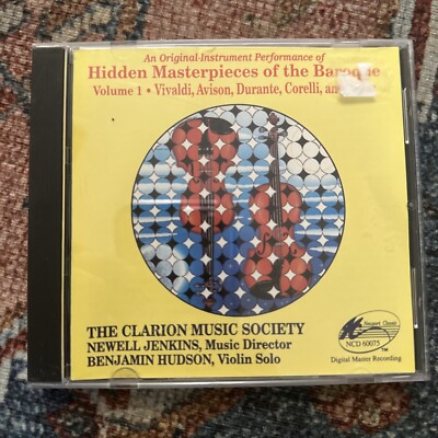 Newell Jenkins Benjamin Hudson - Hidden Baroque Masterpieces (Audio CD 1991)