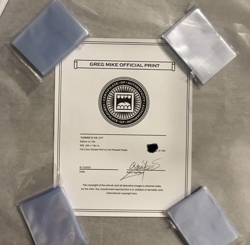 Greg Mike "Verano en la ciudad" ed. de 150 - Firmado con certificado de autenticidad - Imagen 3 de 3