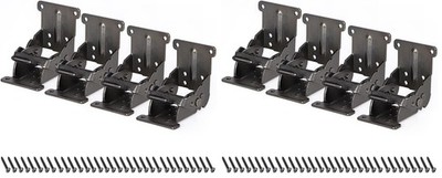 Skelang 4 Pcs Folding Brakcet 0°-90°-180°, Table Foldable Hinge,