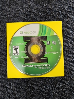 TESTED DAMAGED Green Lantern Rise of the Manhunters (Xbox 360, 2011) DISC ONLY