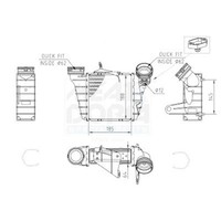 LadeluftküHler FüR Seat Cordoba Skoda Fabia I Praktik Vw Polo 00-09 6Q0145804B