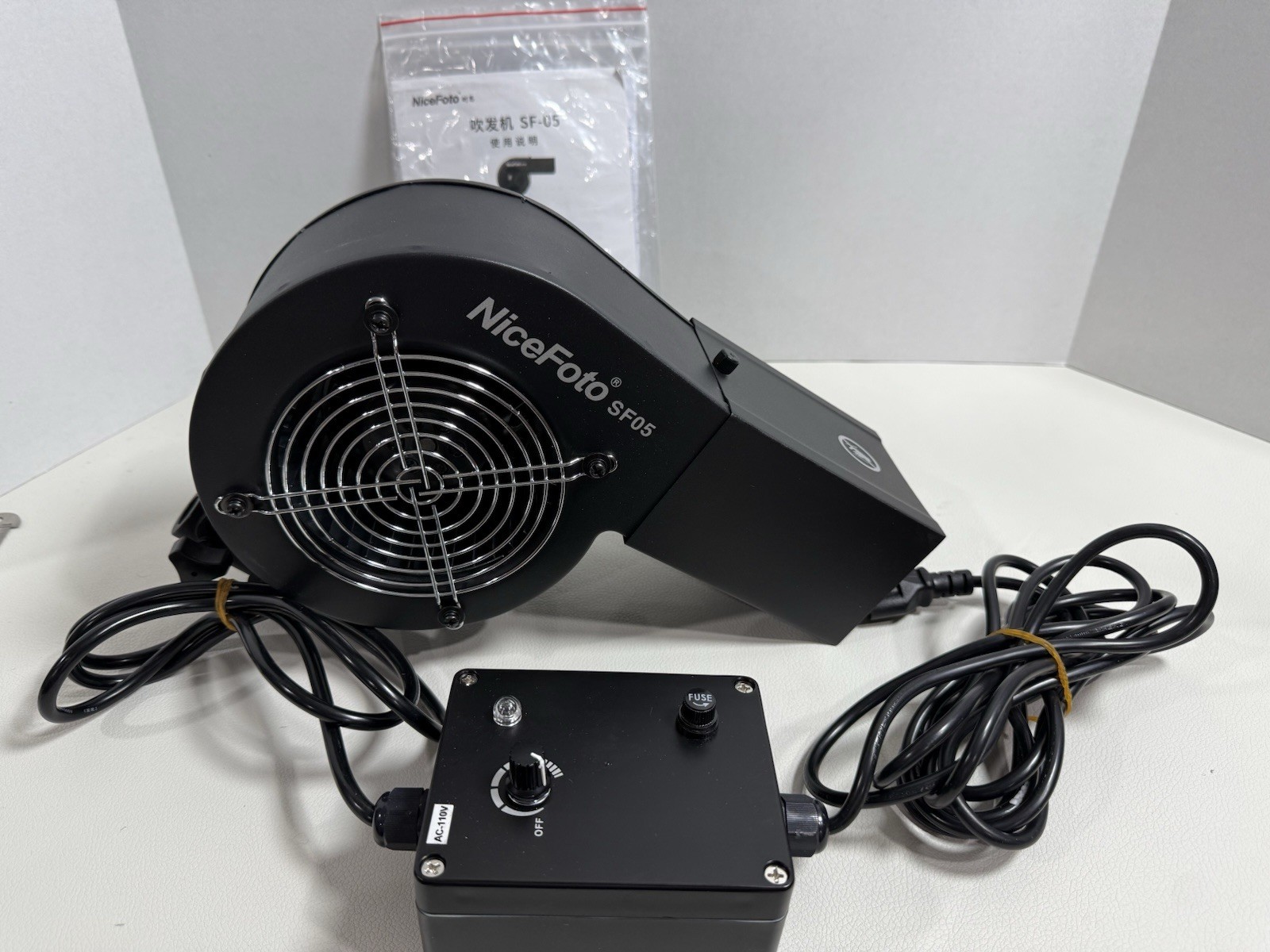 NiceFoto SF05 Hair Fan AC-110V Used Once