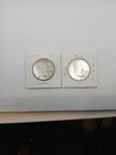 $1 Face Value (2) Franklin Half Dollars 1954, 1963 D