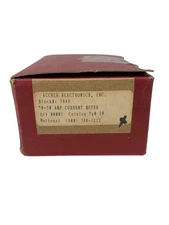 Accele Electronics 7644 DC 0-50 Amp Current Meter w/ Internal Shunt **New**
