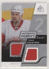 2008-09 SP Game Used Edition Authentic Fabrics Dual Tomas Holmstrom #AF-HO 1o3