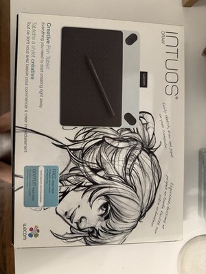 Wacom Intuos Draw CTL490 Digital Drawing and Graphics Tablet - White