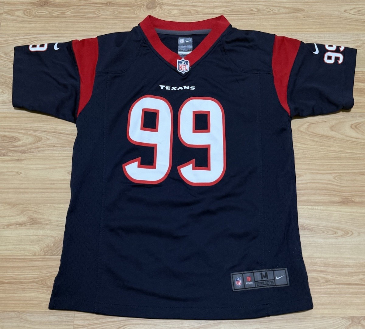 NIKE ON FIELD HOUSTON TEXANS LEGEND #99 JJ WATT FOOTBALL