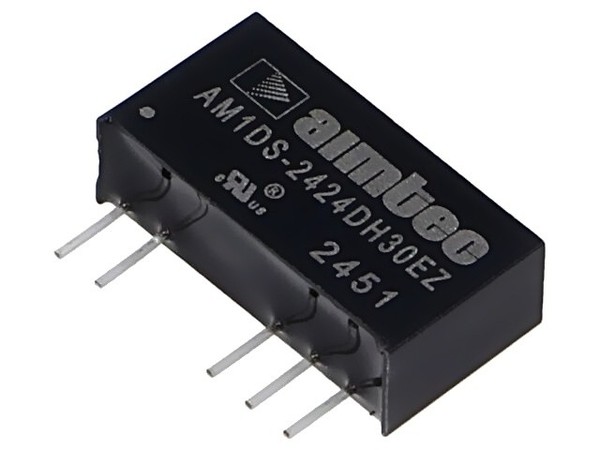 AM1DS-2424DH30EZ Wandler: Dc/Dc 1W Ueing: 19,2-28,8VDC Uausg: 24VDC Iausg: 21Ma-image