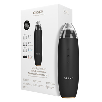 GESKE MicroDermabrasion Blackhead Remover 7 in 1 | Electric Pore Cleaner